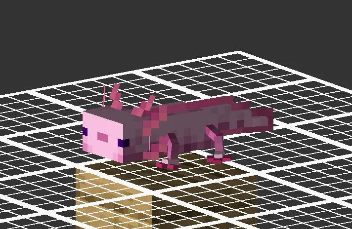 Minecraft CPM Model - Ajolote by Ender - AshiraZone Catalog (Media 4)