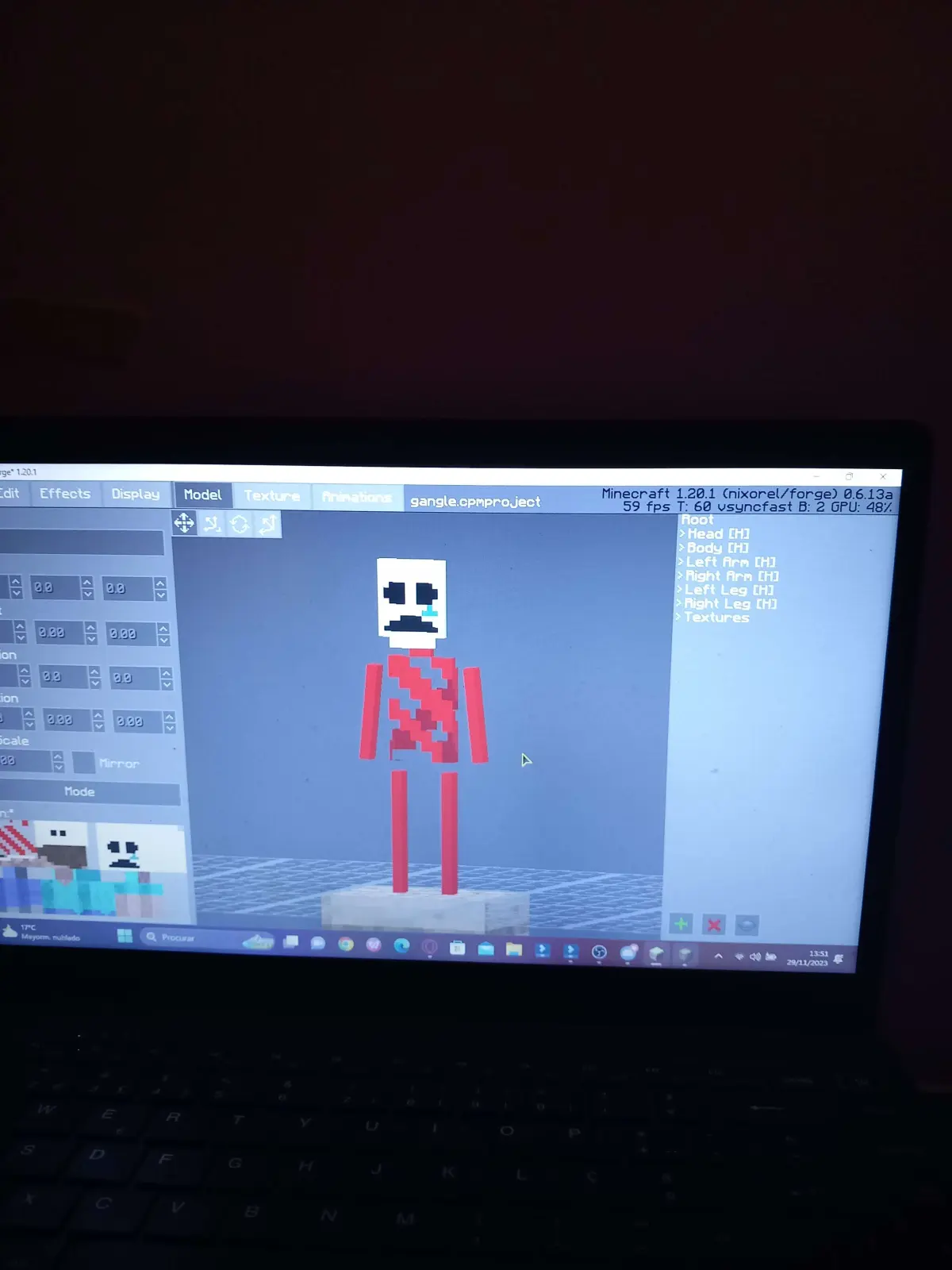 Minecraft CPM Model - gangle by ∏•⫅𝐁𝐮𝐧𝐧𝐲⫆•∏ - AshiraZone Catalog (Media 1)