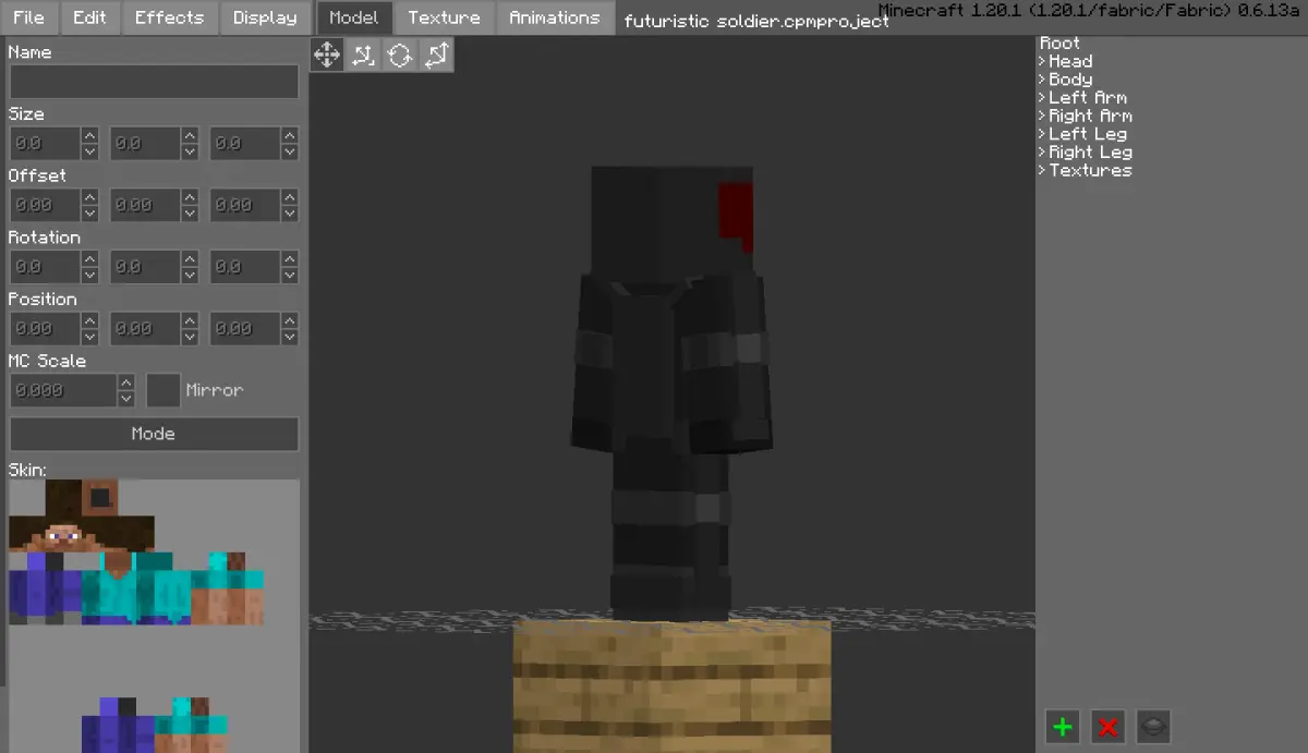 Minecraft CPM Model - futuristic_soldier by Otto Tannhauser - AshiraZone Catalog (Media 4)