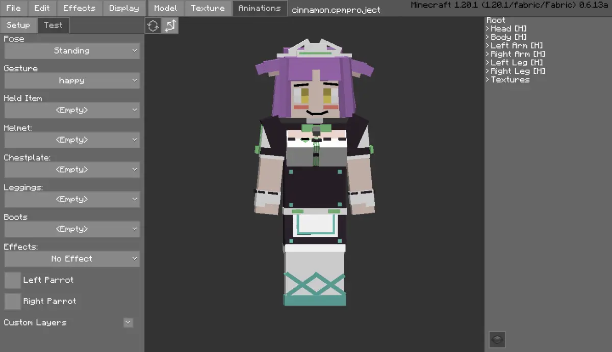 Minecraft CPM Model - cinnamon by Otto Tannhauser - AshiraZone Catalog (Media 5)