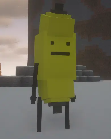 Minecraft CPM Model - Banana by TaskMaster - AshiraZone Catalog (Media 2)