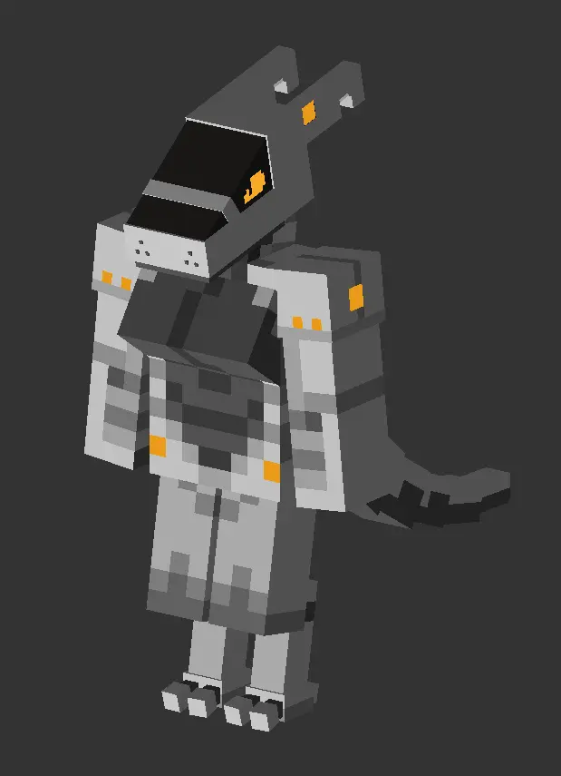 Minecraft CPM Model - Synth by Obsidian - AshiraZone Catalog (Media 2)