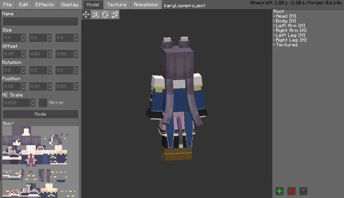 Minecraft CPM Model - karyl by Otto Tannhauser - AshiraZone Catalog (Media 2)