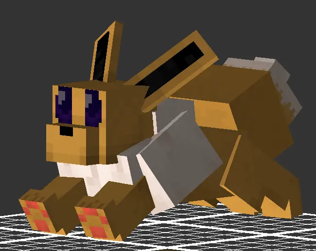 Minecraft CPM Model - Eevee by Creature Feature - AshiraZone Catalog (Media 2)