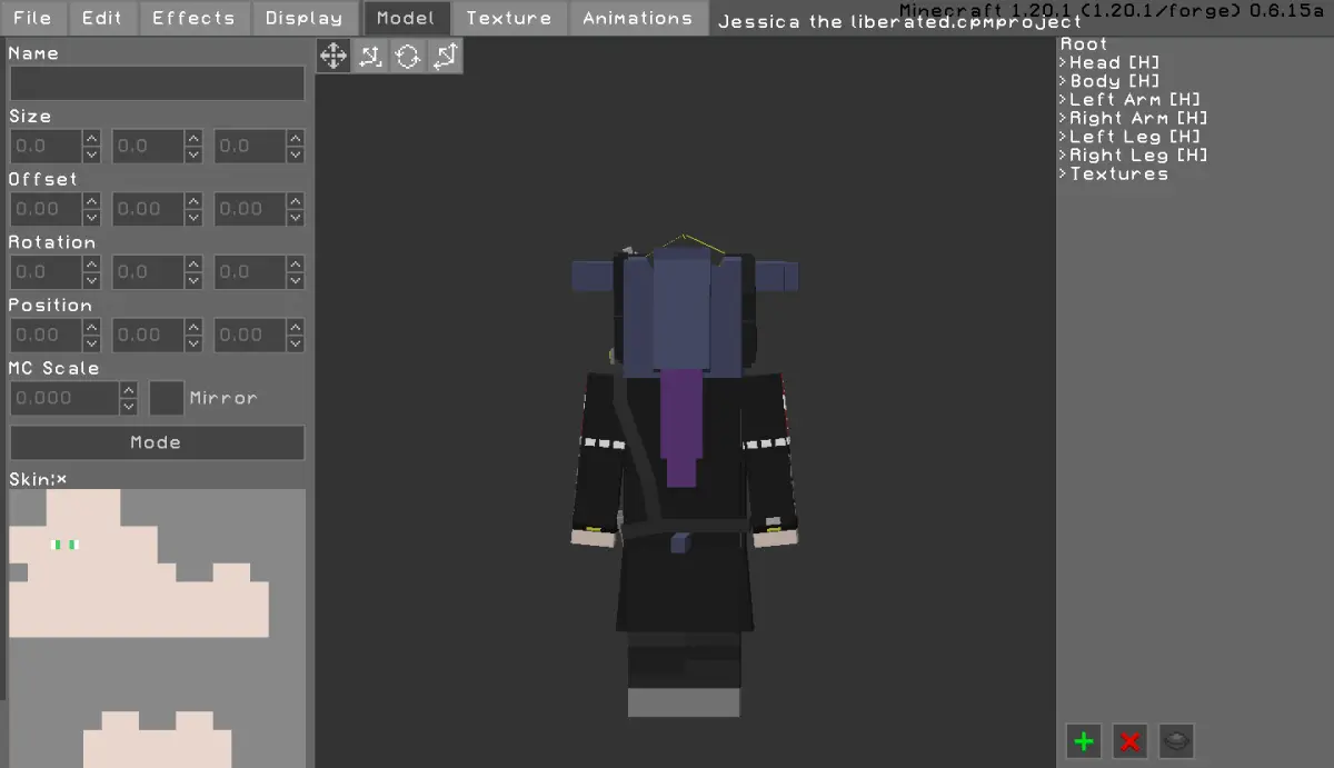 Minecraft CPM Model - Jessica_the_liberated by Otto Tannhauser - AshiraZone Catalog (Media 2)