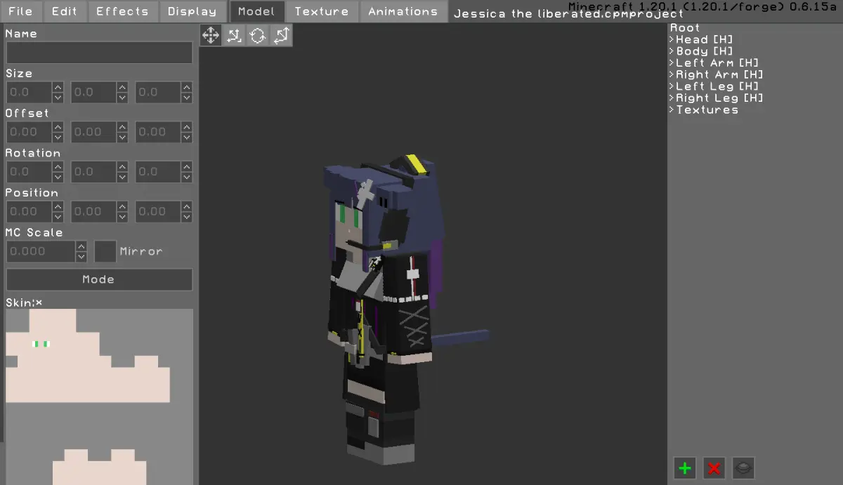 Minecraft CPM Model - Jessica_the_liberated by Otto Tannhauser - AshiraZone Catalog (Media 3)