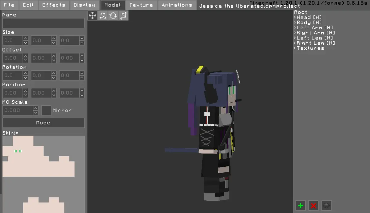 Minecraft CPM Model - Jessica_the_liberated by Otto Tannhauser - AshiraZone Catalog (Media 4)