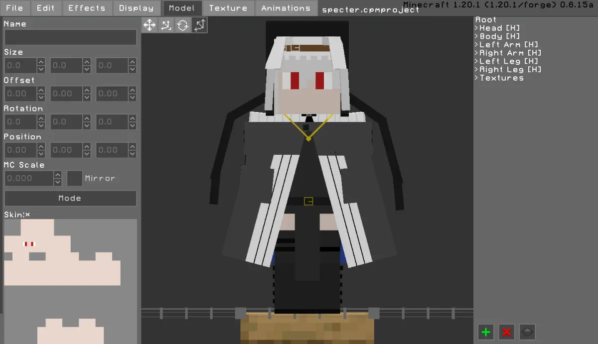 Minecraft CPM Model - specter by Otto Tannhauser - AshiraZone Catalog (Media 3)