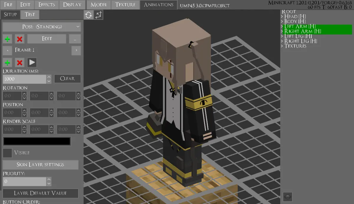 Minecraft CPM Model - ump45_3.0 by Otto Tannhauser - AshiraZone Catalog (Media 2)