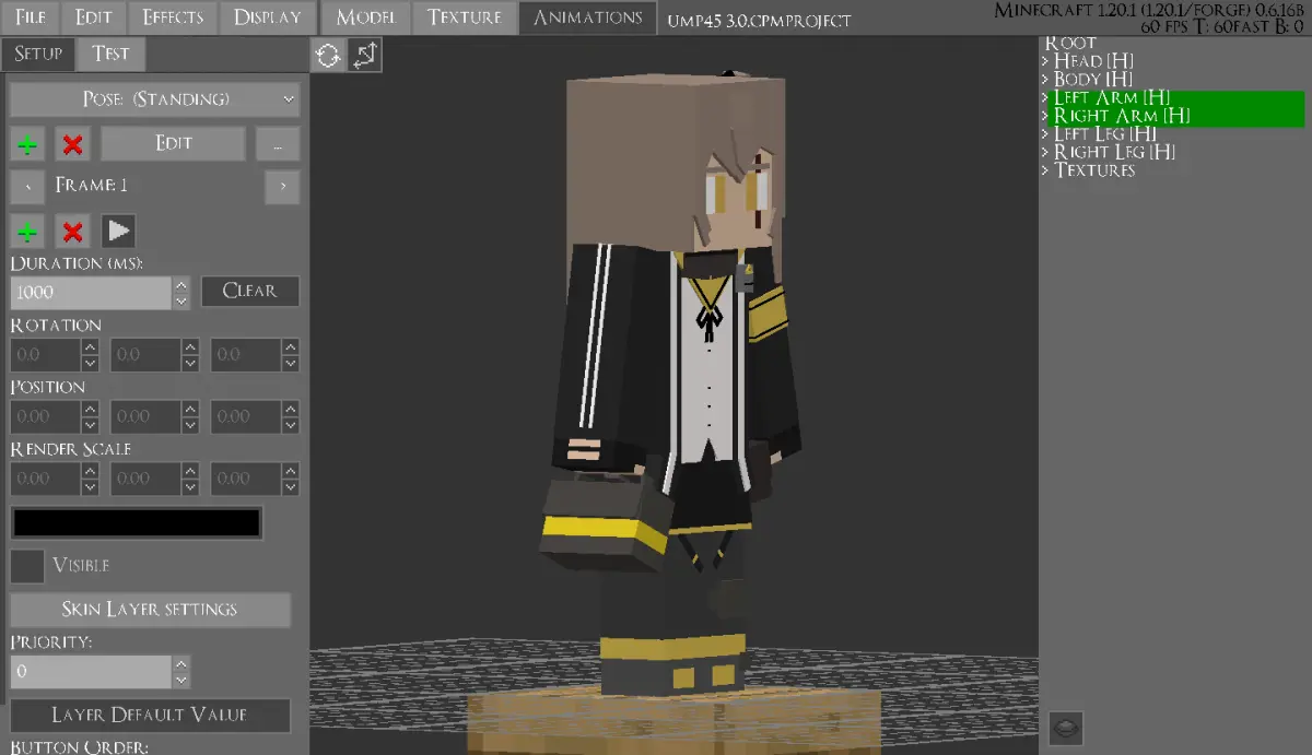 Minecraft CPM Model - ump45_3.0 by Otto Tannhauser - AshiraZone Catalog (Media 3)