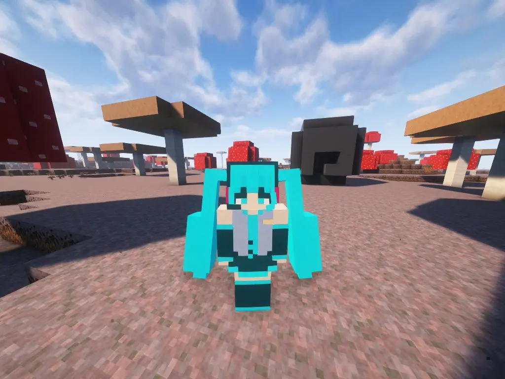 Minecraft CPM Model - HatsuneMiku by Ashley - AshiraZone Catalog (Media 3)