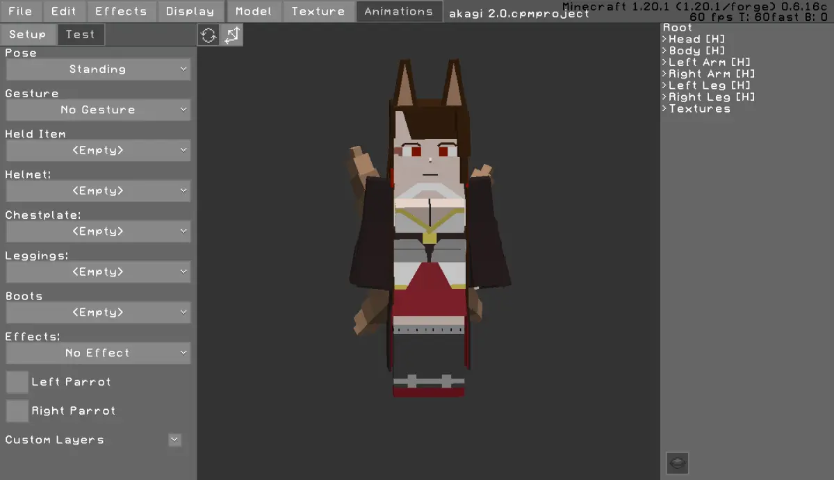 Minecraft CPM Model - akagi_2.0 by Otto Tannhauser - AshiraZone Catalog (Media 2)