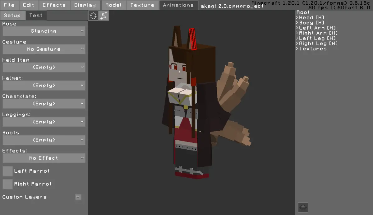 Minecraft CPM Model - akagi_2.0 by Otto Tannhauser - AshiraZone Catalog (Media 3)