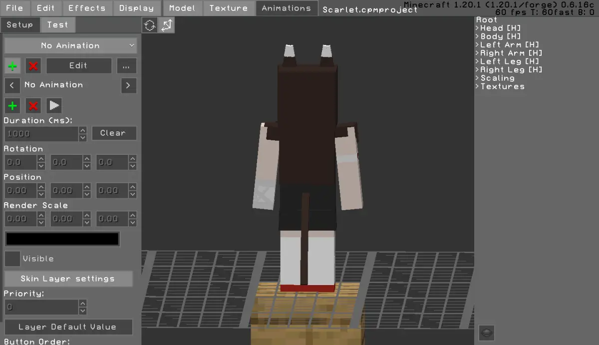 Minecraft CPM Model - Scarlet by Otto Tannhauser - AshiraZone Catalog (Media 6)