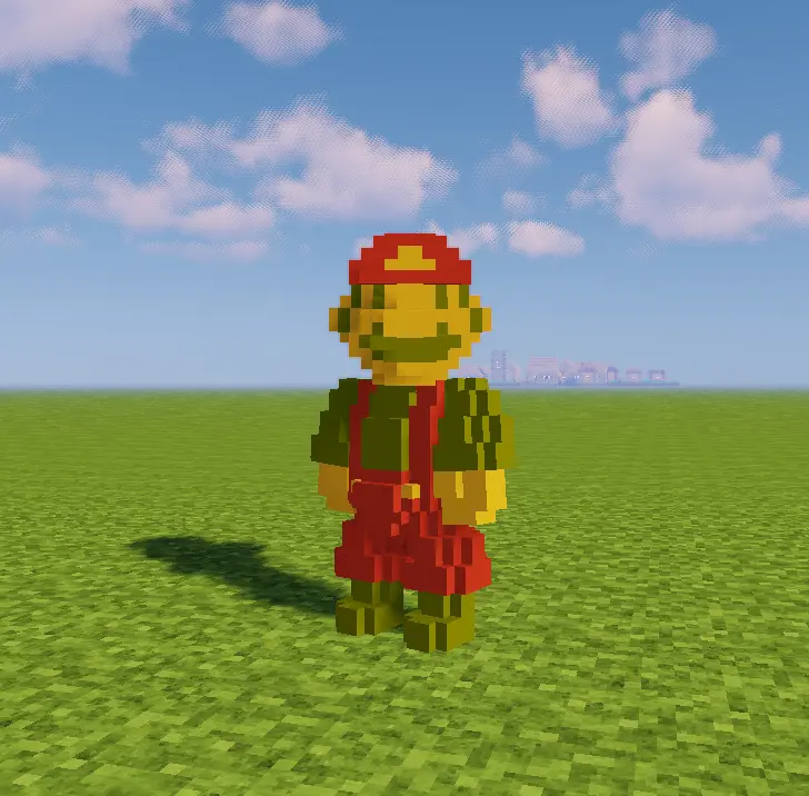 Minecraft CPM Model - 8BitFireLuigi by Chris - AshiraZone Catalog (Media 2)