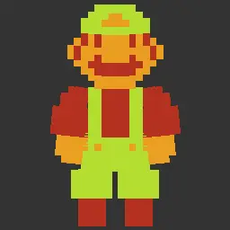 Minecraft CPM Model - 8BitFireLuigi by Chris - AshiraZone Catalog (Media 4)