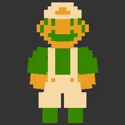 Minecraft CPM Model - 8BitFireLuigi by Chris - AshiraZone Catalog (Media 6)