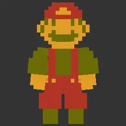 Minecraft CPM Model - 8BitFireLuigi by Chris - AshiraZone Catalog (Media 7)
