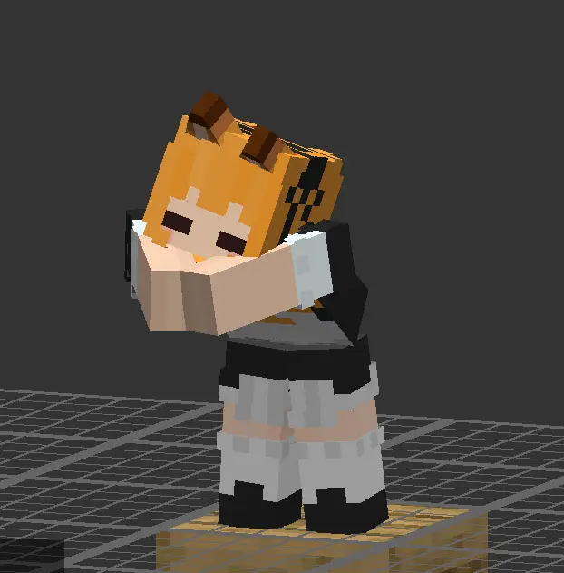 Minecraft CPM Model - fior3 by src3453 | kemomimi lover - AshiraZone Catalog (Media 3)