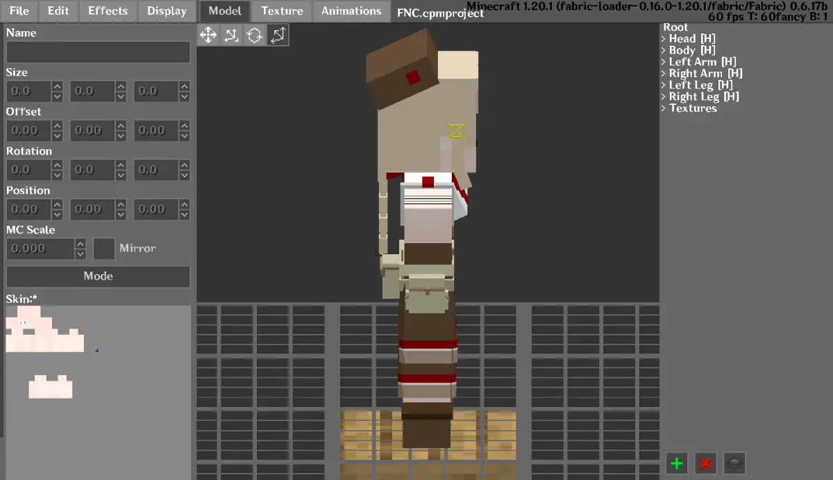 Minecraft CPM Model - FNC by Otto Tannhauser - AshiraZone Catalog (Media 2)