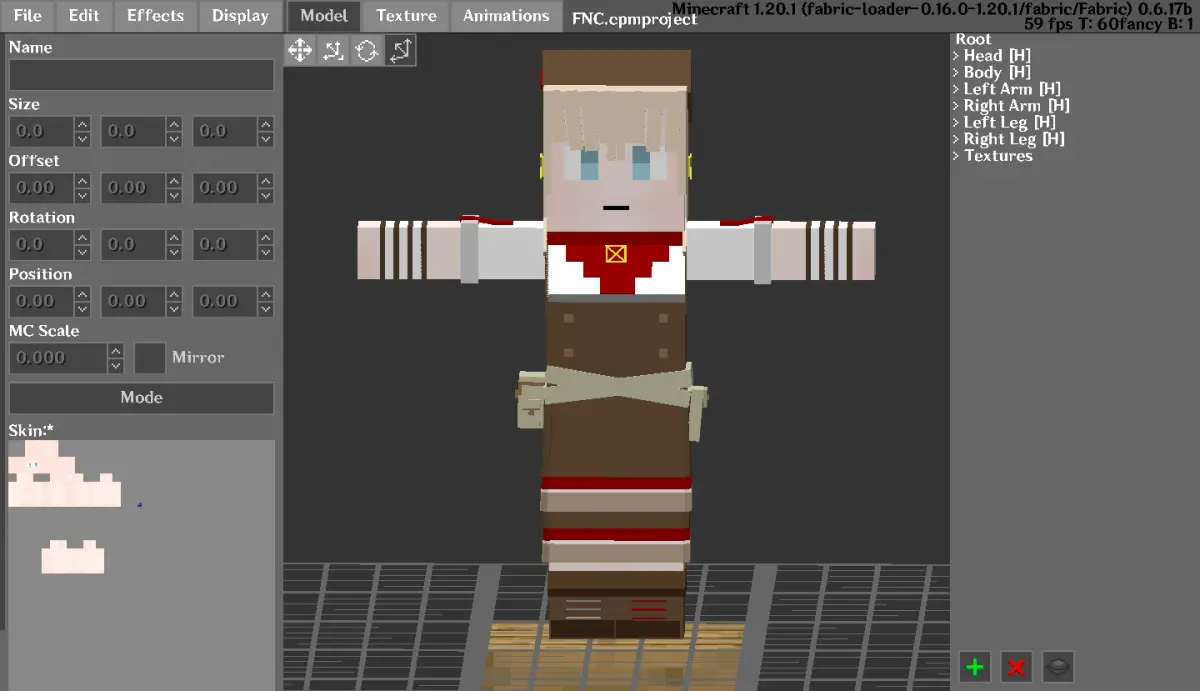 Minecraft CPM Model - FNC by Otto Tannhauser - AshiraZone Catalog (Media 4)