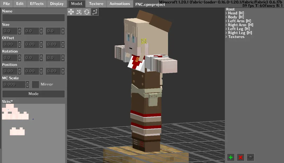 Minecraft CPM Model - FNC by Otto Tannhauser - AshiraZone Catalog (Media 5)