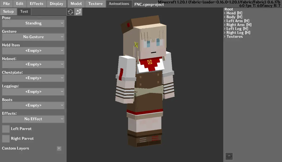 Minecraft CPM Model - FNC by Otto Tannhauser - AshiraZone Catalog (Media 12)