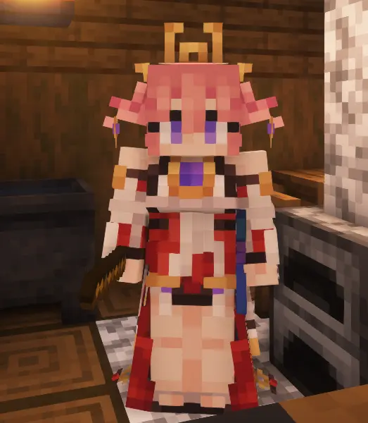 Minecraft CPM Model - Yae_Miko by Mio - AshiraZone Catalog (Media 3)
