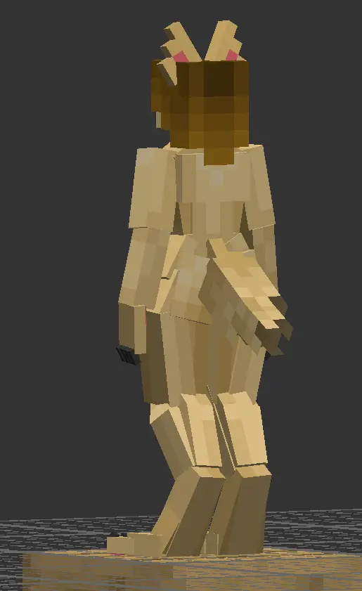 Minecraft CPM Model - Furry_woman_template by Azzarg - AshiraZone Catalog (Media 2)