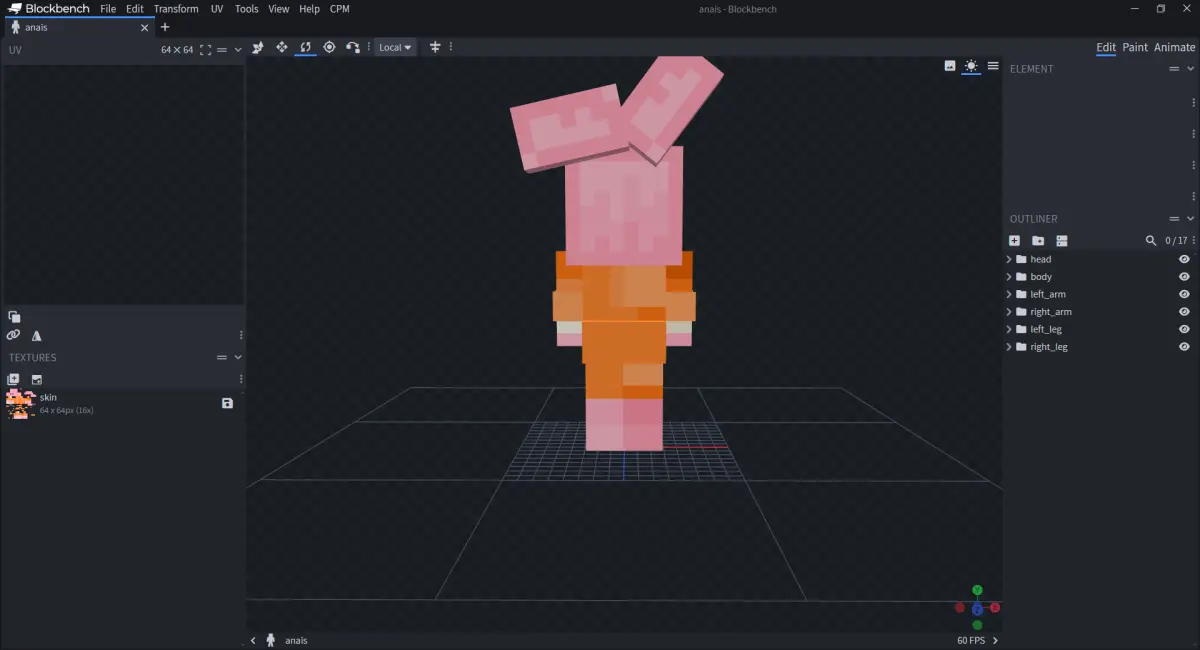 Minecraft CPM Model - Anais by GIANGNT212 - AshiraZone Catalog (Media 2)