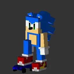 Minecraft CPM Model - sonicwithrollskates by V_TheDisassembly - AshiraZone Catalog (Media 5)