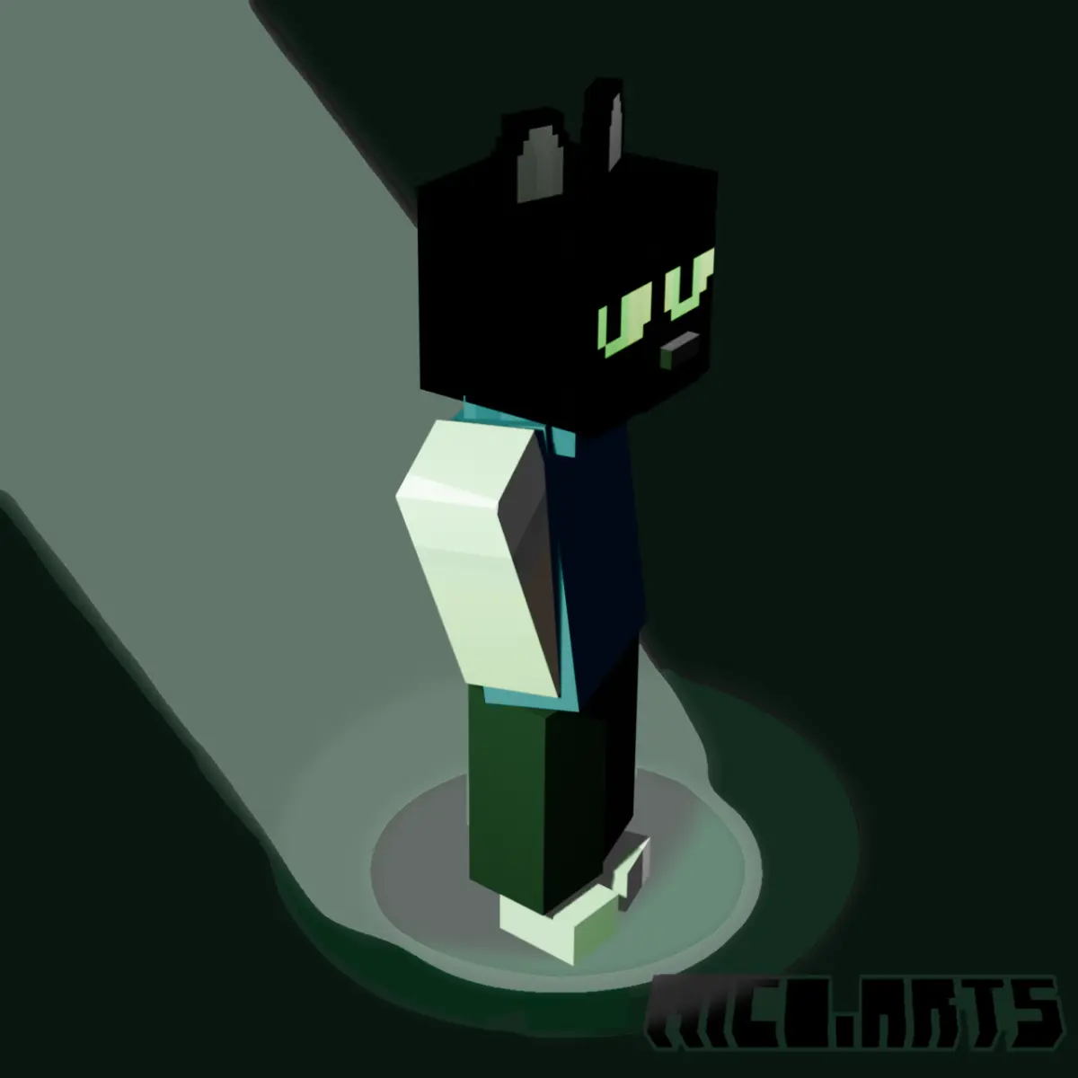 Minecraft CPM Model - VALIDATION CAT  (edited) Sunday, September 8, 2024 at 11:02 by Nicko. - AshiraZone Catalog (Media 1)