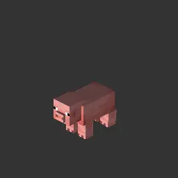 Minecraft CPM Model - Pig by mario638 - AshiraZone Catalog (Media 3)