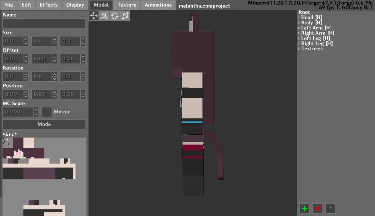 Minecraft CPM Model - melantha by Otto Tannhauser - AshiraZone Catalog (Media 4)