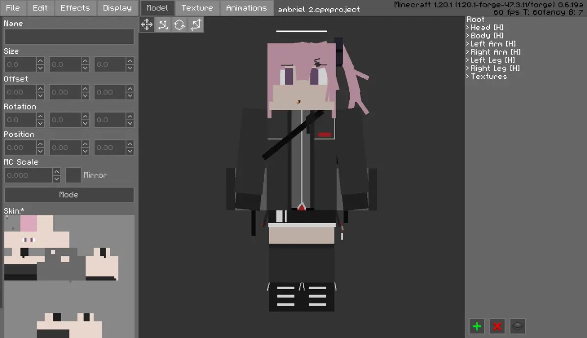 Minecraft CPM Model - ambriel_2 by Otto Tannhauser - AshiraZone Catalog (Media 3)