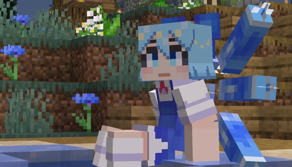 Minecraft CPM Model - Cirno by Jadey - AshiraZone Catalog (Media 2)