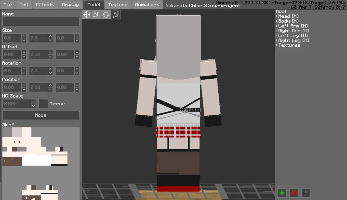 Minecraft CPM Model - sakamata_chloe_2.0 by Otto Tannhauser - AshiraZone Catalog (Media 4)