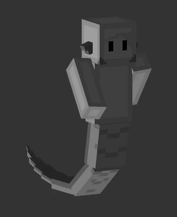Minecraft CPM Model - LamiaTemplateAnimatedFace by TyTrooper - AshiraZone Catalog (Media 2)
