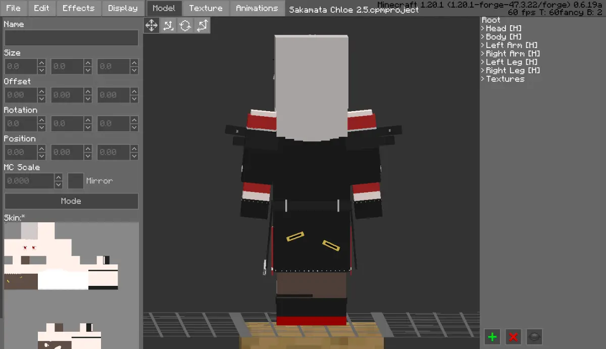 Minecraft CPM Model - Sakamata_Chloe_final_version by Otto Tannhauser - AshiraZone Catalog (Media 2)