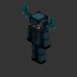 Minecraft CPM Model - WardenHorns by Homak - AshiraZone Catalog (Media 3)
