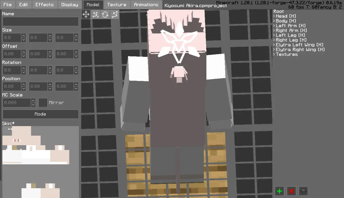 Minecraft CPM Model - Kiyosumi_Akira by Otto Tannhauser - AshiraZone Catalog (Media 3)