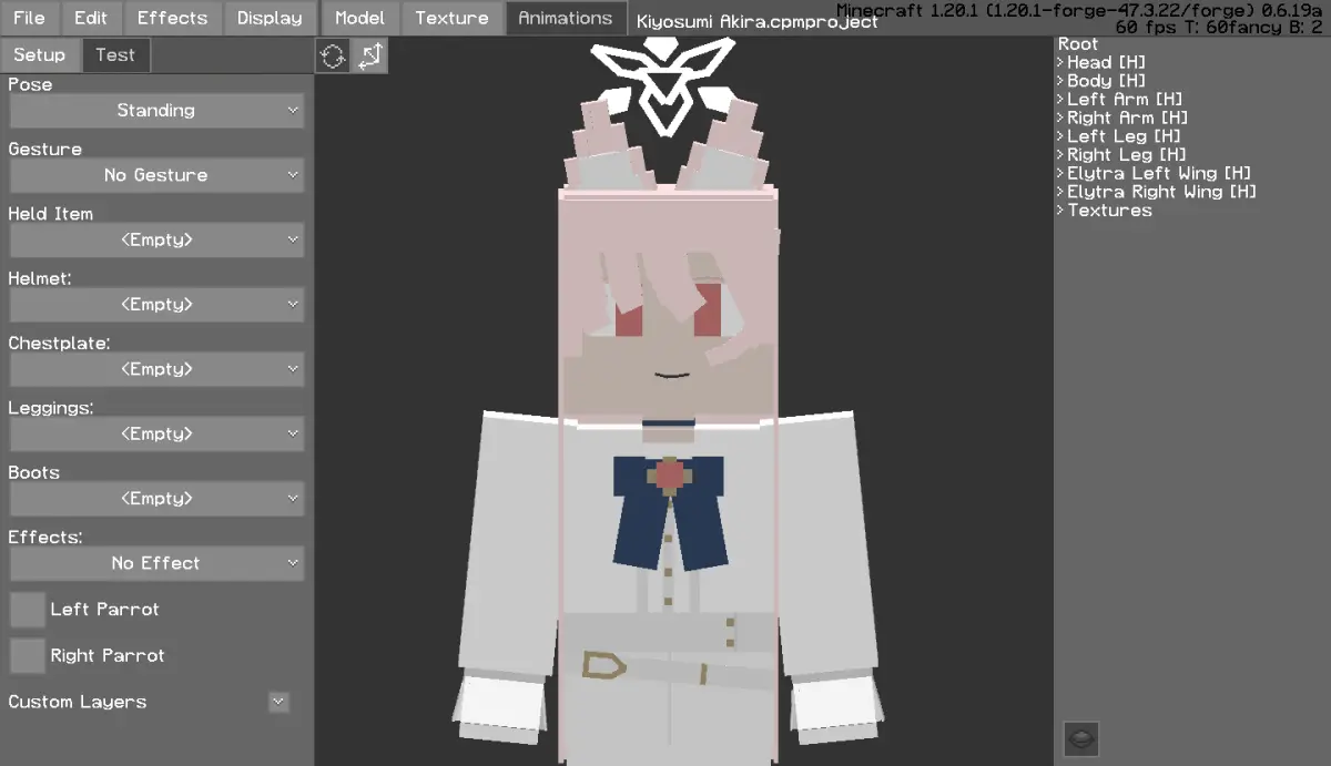 Minecraft CPM Model - Kiyosumi_Akira by Otto Tannhauser - AshiraZone Catalog (Media 5)