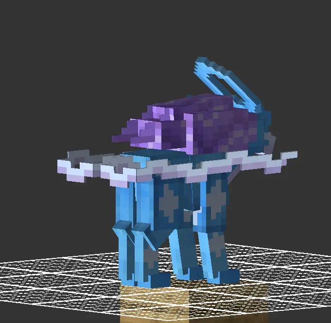 Minecraft CPM Model - Suicune by MrLolBob - AshiraZone Catalog (Media 2)