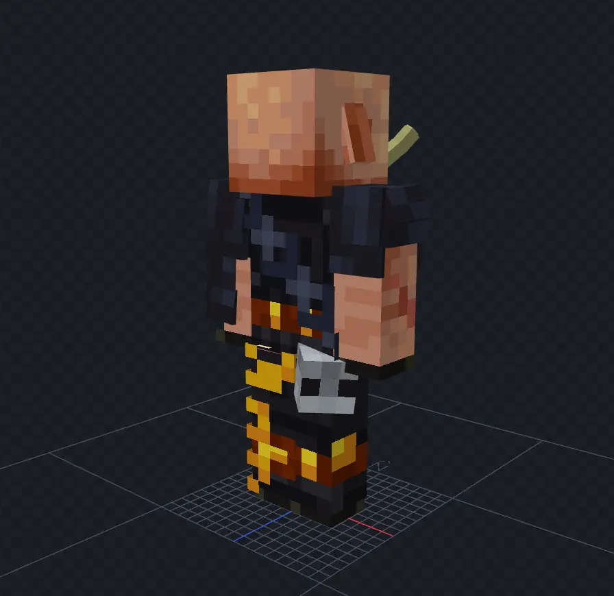 Minecraft CPM Model - piglin_boss by Deleted User - AshiraZone Catalog (Media 2)