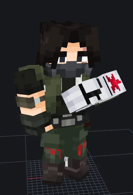 Minecraft CPM Model - BuckyBarnes by Gahret - AshiraZone Catalog (Media 2)