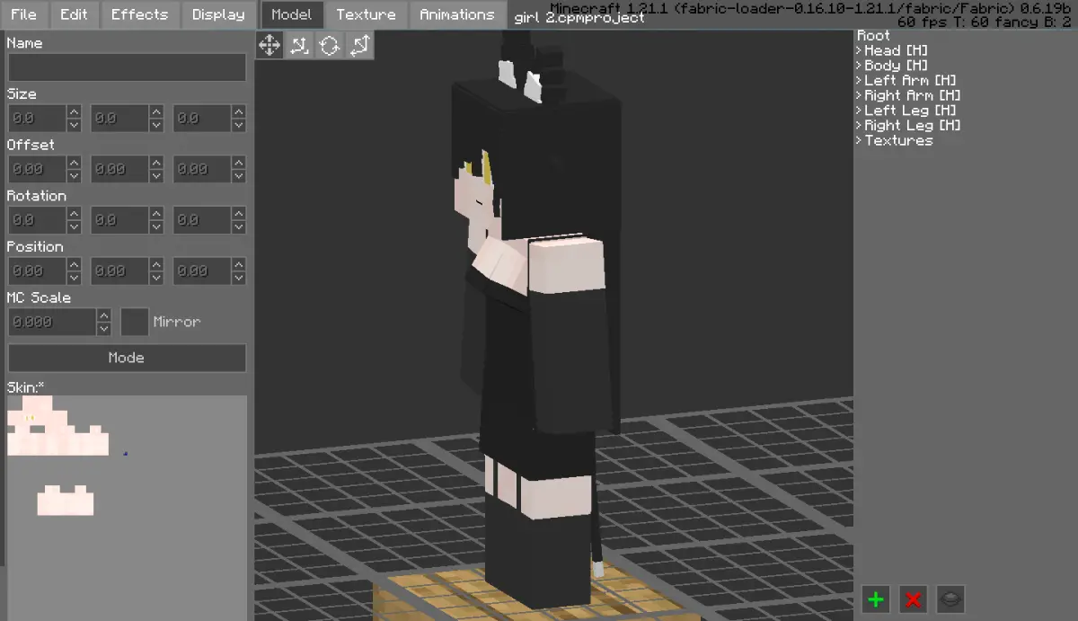 Minecraft CPM Model - Ika_utsukushi by Otto Tannhauser - AshiraZone Catalog (Media 3)