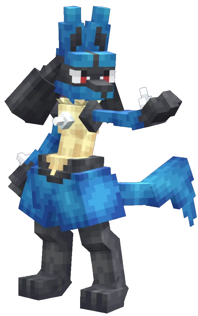 Minecraft CPM Model - Lucario by SerHan-Solo - AshiraZone Catalog (Media 1)