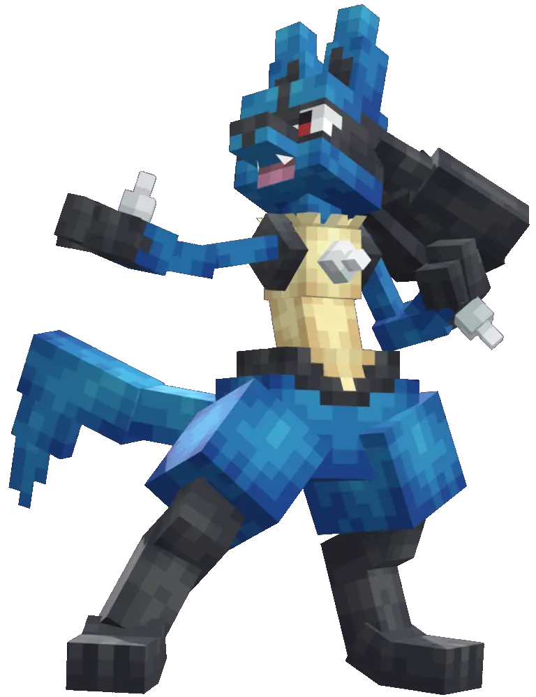 Minecraft CPM Model - Lucario by SerHan-Solo - AshiraZone Catalog (Media 3)