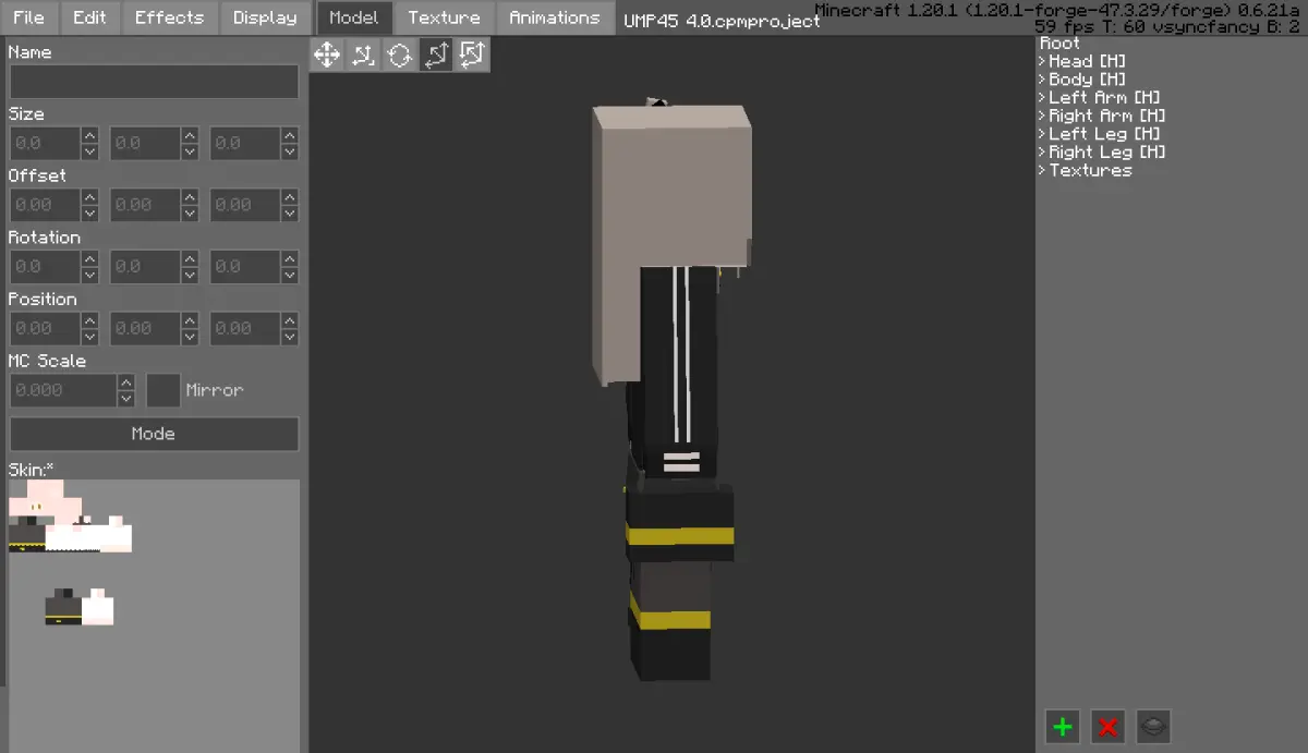 Minecraft CPM Model - UMP45_4.0 by Otto Tannhauser - AshiraZone Catalog (Media 13)