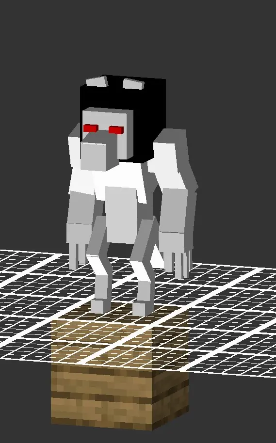 Minecraft CPM Model - werewolfwithafro by Kyrraku - AshiraZone Catalog (Media 1)